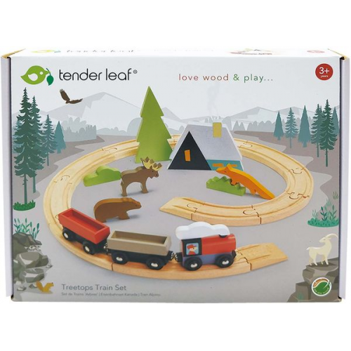 Tender leaf Toys - Eisenbahn mit Zubehör