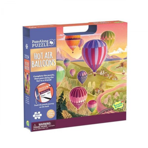 Pass Along Puzzle - Hot Air Balloons