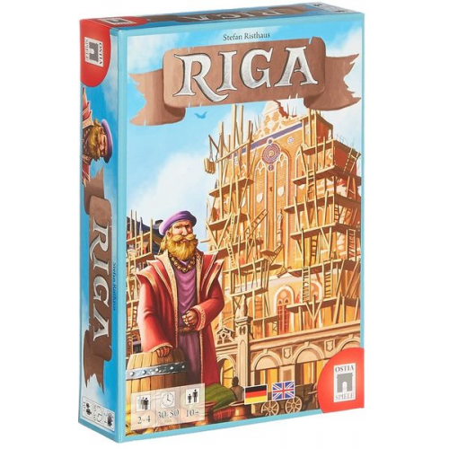 Ostia OSTRI001 - RIGA - Handelsnetz der Macht, Familienspiel, Brettspiel, Kartenspiel