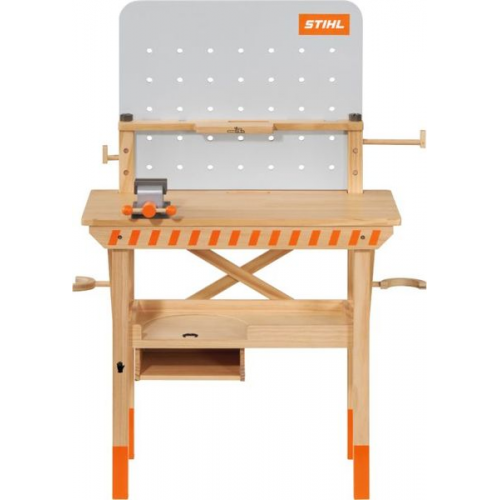 Stihl Kinderwerkbank aus Holz