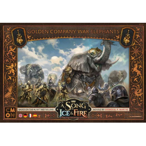 CMON - A Song of Ice & Fire - Golden Company War Elephants, Kriegselefanten der Goldenen Kompanie