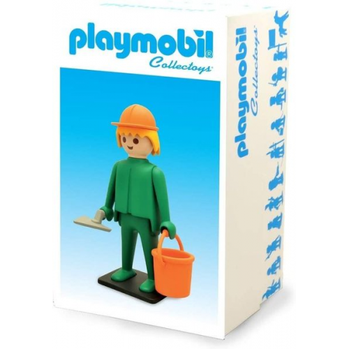 Pegasus PLA00214 - Playmobil Collectoys: Bauarbeiter, 21 cm, Sammelfigur