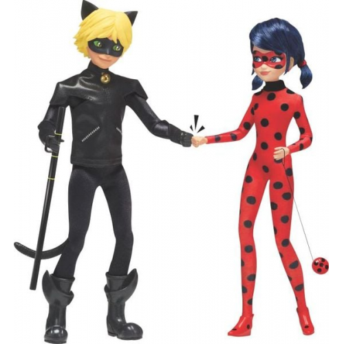 Bandai - Miraculous Ladybug und Cat Noir,ca. 26cm