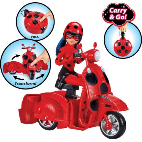 Miraculous Ladybug Scooter mit Puppe