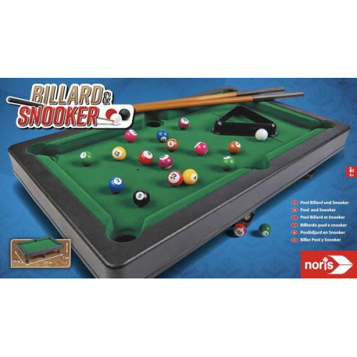 Noris 606167704 - Pool Billard & Snooker, 31x18x7 cm