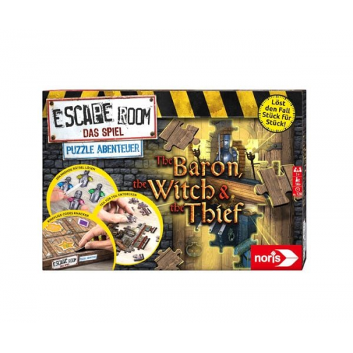 Noris 606101976 - Escape Room Das Spiel Puzzle Abenteuer, The Baron, The Witch & The Thief
