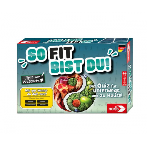 Noris 606011619 - So fit bist du, Quiz-Spiel, Wissensspiel