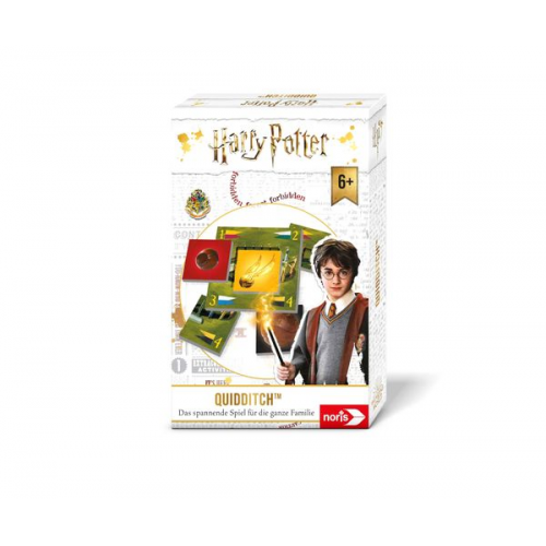 Noris 606102037 - Harry Potter QUIDDITCH QUINTETT SPIEL, Kartenspiel