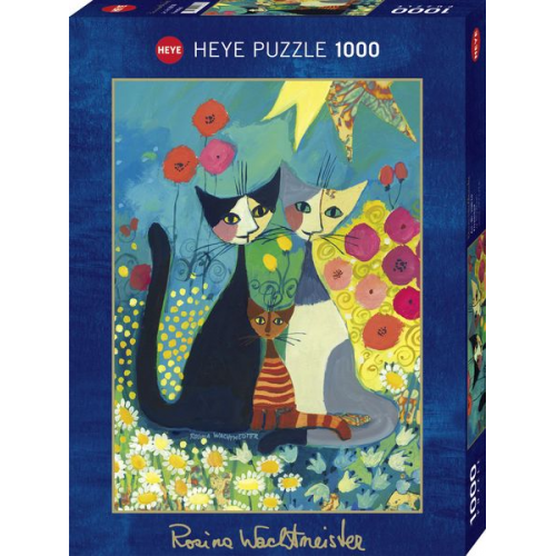 Heye - Standardpuzzle 1000 Teile - Flowerbed, Rosina Wachtmeister