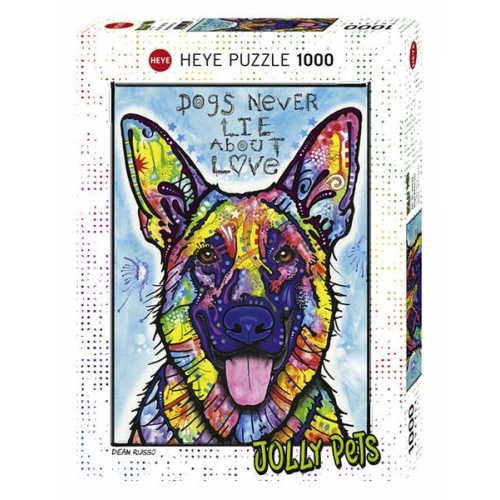 Heye - Standardpuzzle - Dogs Never Lie, 1000 Teile