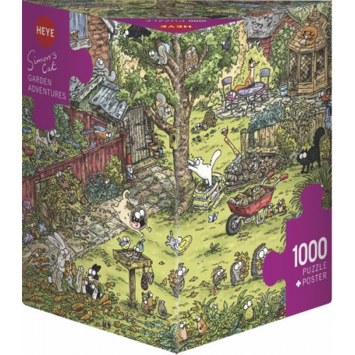 Heye - Garden Adventures - Simon's Cat, 1000 Teile