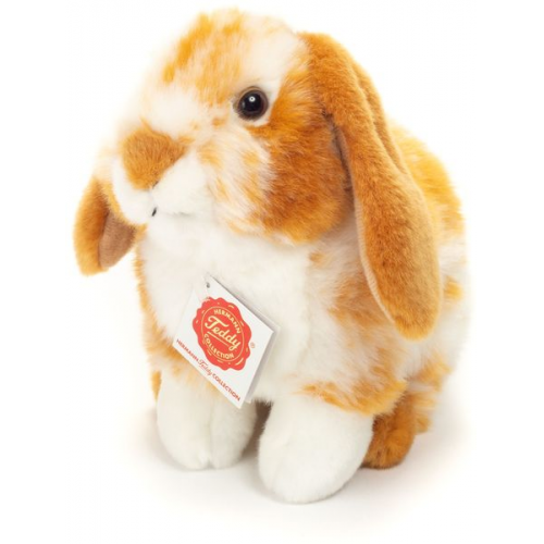 Teddy-Hermann - Hase sitzend hellbraun/weiß gescheckt 20 cm