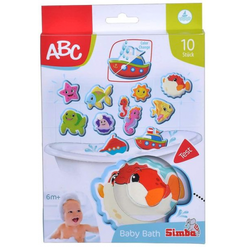 Simba 104010196 - ABC Magische Badepuzzle, Badespielzeug,