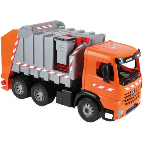 LENA® 02168EC - Giga Trucks, Müllwagen Arocs mit Aufklebern, L/B/H 71x29x37 cm