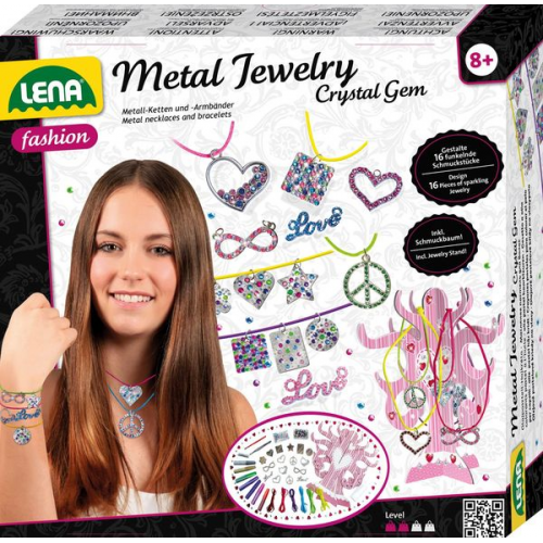 Lena - Metal Jewelry Crystal Gem