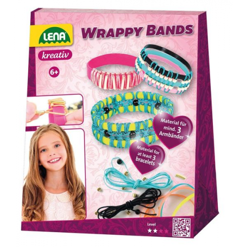 LENA® 42653 - Kreativ, Wrappy Brands, Armbänder, Schmuck, Bastelset