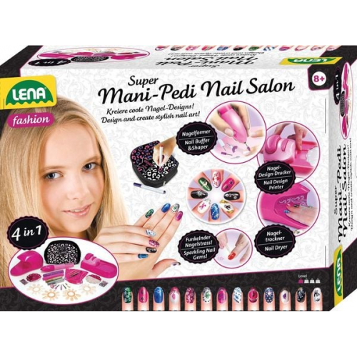 Lena 4 in 1 Nagelstudio / für Mädchen ab 8 Jarhen / Komplettset