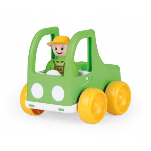 LENA® 01573 - My First Racers Pickup, Spielzeugtruck mit beweglicher Spielfigur, LKW