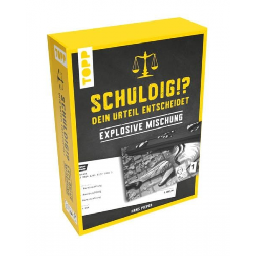 Schuldig?! Dein Urteil entscheidet - Explosive Mischung. Krimispiel in 50 Karten