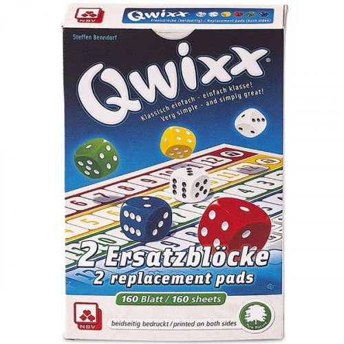 Nürnberger Spielkarten - Qwixx - Natureline, Ersatzblöcke