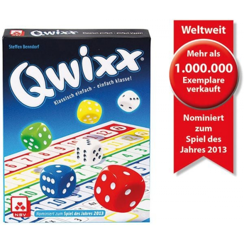 QWIXX, nominiert zum Spiel des Jahres 2013