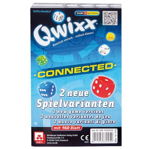 Nürnberger Spielkarten - Qwixx - Connected, Zusatzblöcke 2er