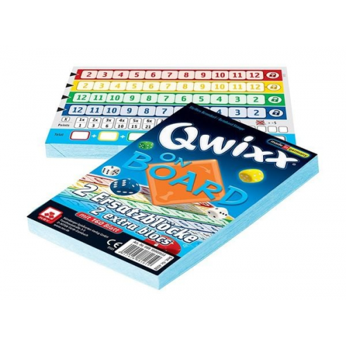 Nürnberger Spielkarten - Qwixx - On Board, Ersatzblöcke 2er