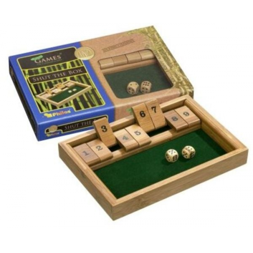 Philos - Shut The Box 9er, Bambus