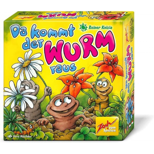 Zoch 601105176 - Da kommt der Wurm raus, Kinderspiel ab 5 Jahren, Farbspiel