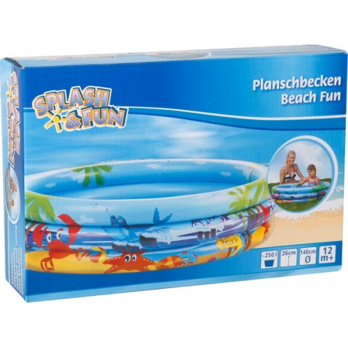 Splash & Fun Planschbecken Beach Fun, # 140 cm