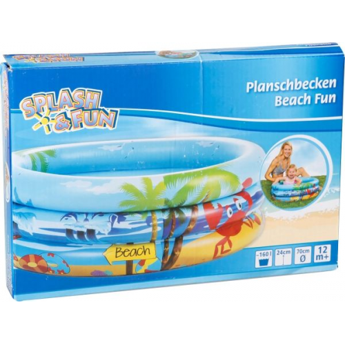 Splash & Fun Babyplanschbecken Beach Fun, # 70 cm