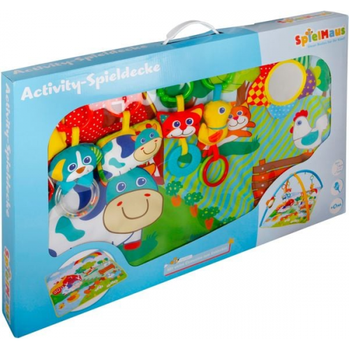 SpielMaus Baby Activity Spieldecke und Spiegel