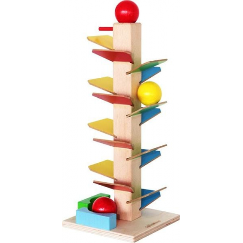 SpielMaus Holz Murmelklangbaum Höhe 40 cm