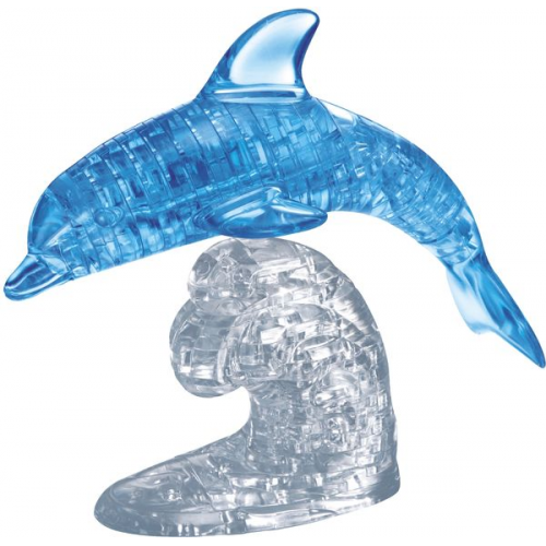 Jeruel Industrial - Crystal Puzzle Delfin, blau