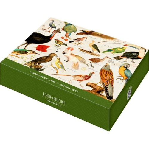 Coppenrath - Puzzle Illustrierte Tierwelt, 1000 Teile, Geschenkbox