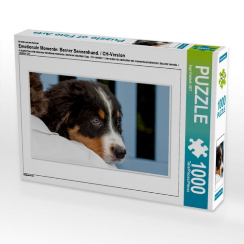 Ein Motiv aus dem Kalender Emotionale Momente: Berner Sennenhund. / CH-Version (Puzzle)