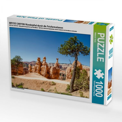 BRYCE CANYON Wanderpfad durch die Felsformationen (Puzzle)