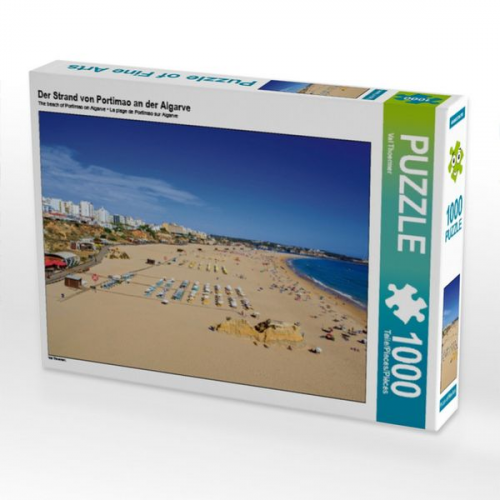 Der Strand von Portimao an der Algarve (Puzzle)