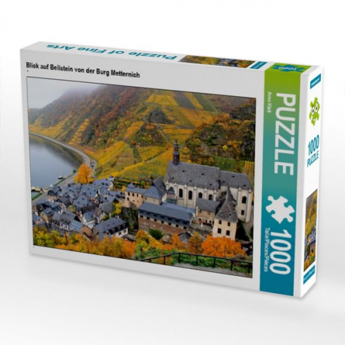 Blick auf Beilstein von der Burg Metternich (Puzzle)