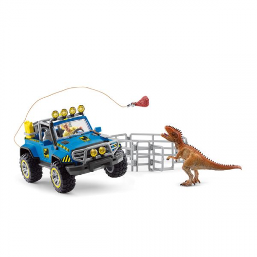 Schleich Dinosaurs 41464 - Geländewagen mit Dino-Außenposten