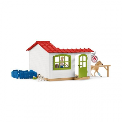 Schleich Farm World 42502 - Tierarzt-Praxis mit Haustieren