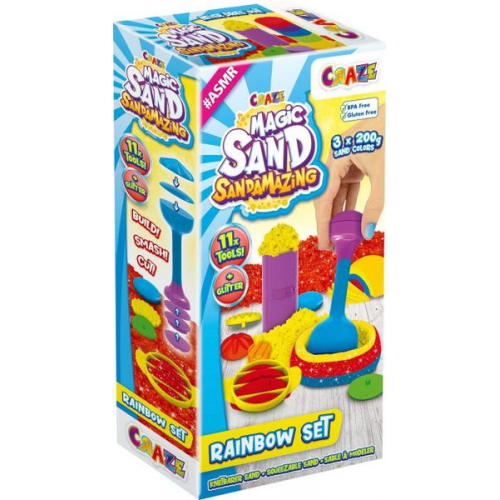 MAGIC SAND - Sandamazing- Rainbow Set sortiert (1 Stück)