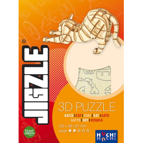 Huch Verlag - 3D Puzzle - JIGZLE Katze