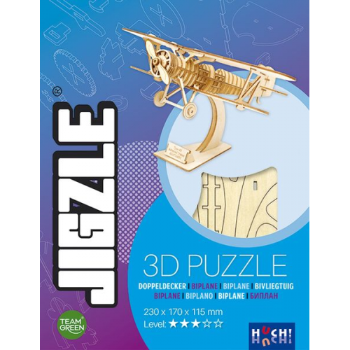 Huch Verlag - 3D Puzzle - JIGZLE Doppeldecker