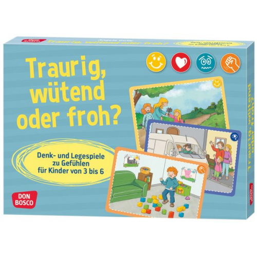 Traurig, wütend oder froh? (Kinderspiel)