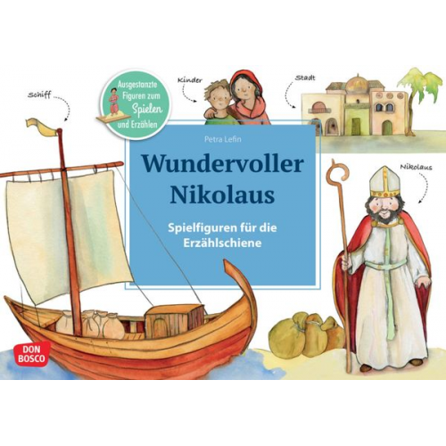 Wundervoller Nikolaus. Erzählschienen-Figurenset