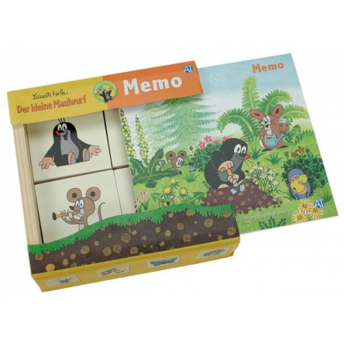 Holz-Memo, Der kleine Maulwurf (Kinderspiel)