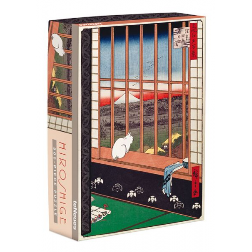 Ricefields by Hiroshige 500-Teile Puzzle