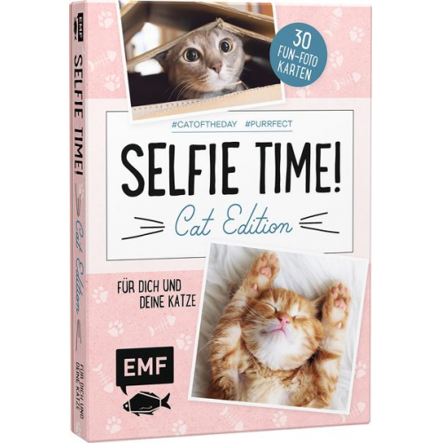 Selfie Time! Cat Edition - 30 Fun-Fotokarten