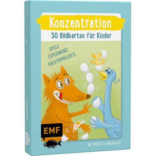 Konzentration - 30 Bildkarten für Kinder im Kindergarten- und Vorschulalter